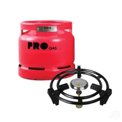Progas 6kg complete ( 6kg cylinder + burner + Grill) in Nairobi Kenya-Peacock gas-cooking gas delivery company in Kenya