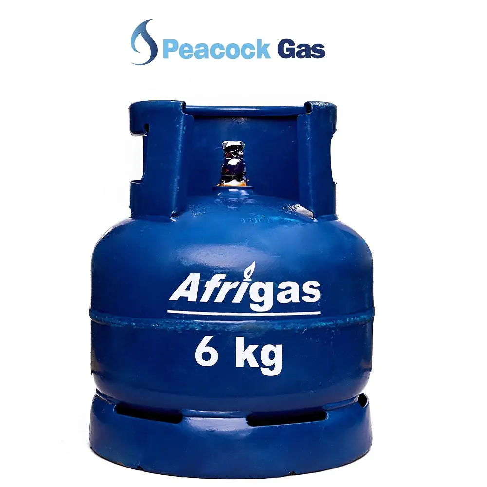 shell afrigas 6kg supa jiko cylinder refill - with Valve
