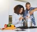 Family cooking using LPG gas safely- peacock gas